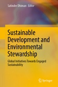 Cover: Sustainable Development and Environmental Stewardship - Springer