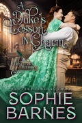 Cover: A Duke's Lesson In Charm (The Gentlemen Authors, #3) - Sophie Barnes