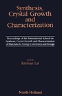 Cover: Synthesis, Crystal Growth and Characterization - Elsevier