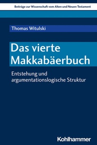 Abbildung von: Das vierte Makkabäerbuch - Kohlhammer
