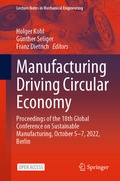 Cover: Manufacturing Driving Circular Economy - Springer