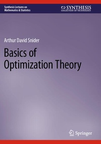 Enlarge image Cover: Basics of Optimization Theory - Springer