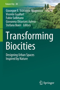 Enlarge image Cover: Transforming Biocities - Springer