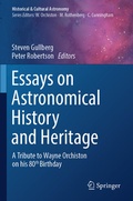 Cover: Essays on Astronomical History and Heritage - Springer