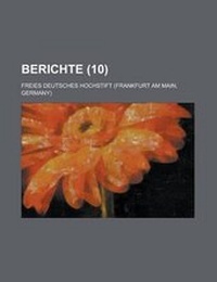 Enlarge image Cover: Berichte (10 ) - Rarebooksclub.com