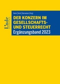 Cover: Der Konzern im Gesellschafts- und Steuerrecht | Erg&auml;nzungsband 2023 - Linde