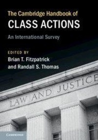 Enlarge image Cover: The Cambridge Handbook of Class Actions - Cambridge University Press