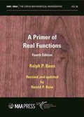 Cover: A Primer of Real Functions - American Mathematical Society