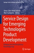 Cover: Service Design for Emerging Technologies Product Development - Springer