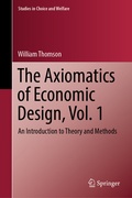 Cover: The Axiomatics of Economic Design, Vol. 1 - Springer
