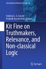 Cover: Kit Fine on Truthmakers, Relevance, and Non-classical Logic - Springer