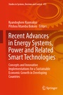 Cover: Recent Advances in Energy Systems, Power and Related Smart Technologies - Springer
