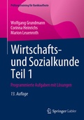 Cover: Wirtschafts- und Sozialkunde Teil 1 - Springer Gabler