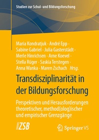 Abbildung von: Transdisziplinarität in der Bildungsforschung - Springer VS