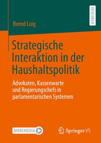 Abbildung von: Strategische Interaktion in der Haushaltspolitik - Springer VS