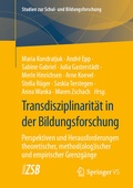 Cover: Transdisziplinarit&auml;t in der Bildungsforschung - Springer VS