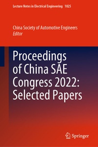 Abbildung von: Proceedings of China SAE Congress 2022: Selected Papers - Springer