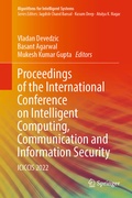 Cover: Proceedings of the International Conference on Intelligent Computing, Communication and Information Security - Springer
