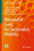 Cover: Renewable Fuels for Sustainable Mobility - Springer