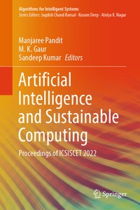 Abbildung von: Artificial Intelligence and Sustainable Computing - Springer