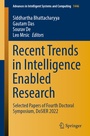Cover: Recent Trends in Intelligence Enabled Research - Springer
