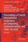 Cover: Proceedings of Fourth International Conference on Computing, Communications, and Cyber-Security - Springer