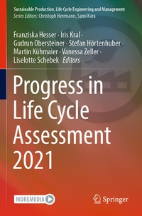 Enlarge image Cover: Progress in Life Cycle Assessment 2021 - Springer