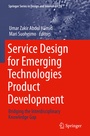 Cover: Service Design for Emerging Technologies Product Development - Springer