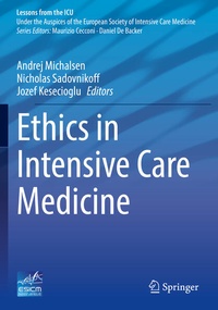 Abbildung von: Ethics in Intensive Care Medicine - Springer