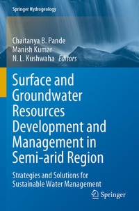 Enlarge image Cover: Surface and Groundwater Resources Development and Management in Semi-arid Region - Springer