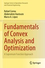 Cover: Fundamentals of Convex Analysis and Optimization - Springer
