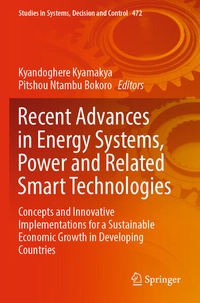 Enlarge image Cover: Recent Advances in Energy Systems, Power and Related Smart Technologies - Springer