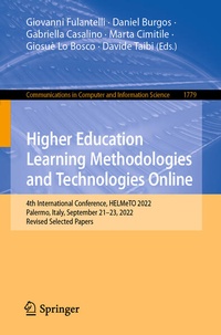 Enlarge image Cover: Higher Education Learning Methodologies and Technologies Online - Springer