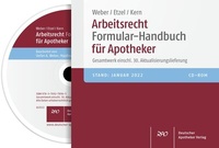 Enlarge image Cover: Arbeitsrecht Formular-Handbuch für Apotheker - Deutscher Apotheker Verlag