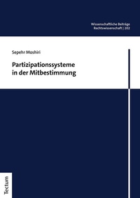 Abbildung von: Partizipationssysteme in der Mitbestimmung - Tectum Wissenschaftsverlag