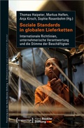 Cover: Soziale Standards in globalen Lieferketten - transcript