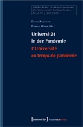 Cover: Universit&auml;t in der Pandemie / L'Universit&eacute; en temps de pand&eacute;mie - transcript