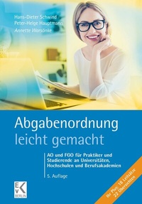 Abbildung von: Abgabenordnung - leicht gemacht. - Ewald von Kleist Verlag