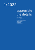 Cover: appreciate the details - Pangramm