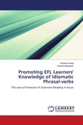 Cover: Promoting EFL Learners' Knowledge of Idiomatic Phrasal-verbs - LAP Lambert Academic Publishing