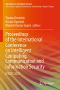 Cover: Proceedings of the International Conference on Intelligent Computing, Communication and Information Security - Springer