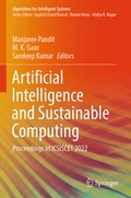 Cover: Artificial Intelligence and Sustainable Computing - Springer