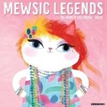 Cover: Mewsic Legends 2024 12 X 12 Wall Calendar - Willow Creek Press