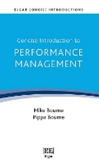 Enlarge image Cover: Concise Introduction to Performance Management - Edward Elgar Publishing