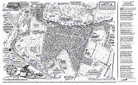 Abbildung von: Map of Wittenham Clumps and Little Wittenham Wood showing footpaths and archaeological features. Together with the poem 'The Money Pit - or - The Sinodun Hoard'. - Cittern Press