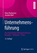 Cover: Unternehmensf&uuml;hrung - Springer Gabler