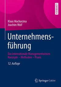 Abbildung von: Unternehmensführung - Springer Gabler