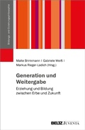 Cover: Generation und Weitergabe - Beltz eBook