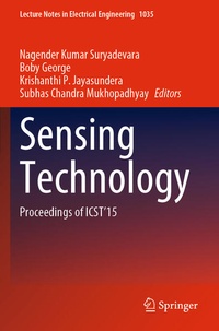 Enlarge image Cover: Sensing Technology - Springer