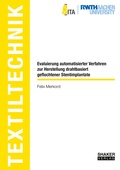 Cover: Evaluierung automatisierter Verfahren zur Herstellung drahtbasiert geflochtener Stentimplantate - Shaker